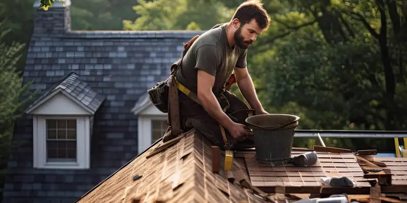 Travaux sur toiture